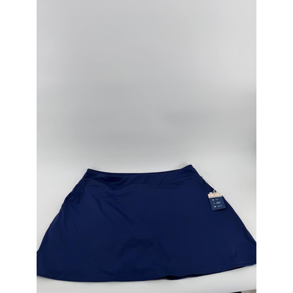 Tommy Bahama Active Skort Womens XL Blue UPF 50 Quick Dry‎ Built In Shorts Golf